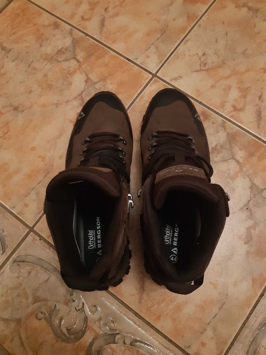 Buty trekkingowe męskie Bergson Semien MID STX r. 44 brązowe