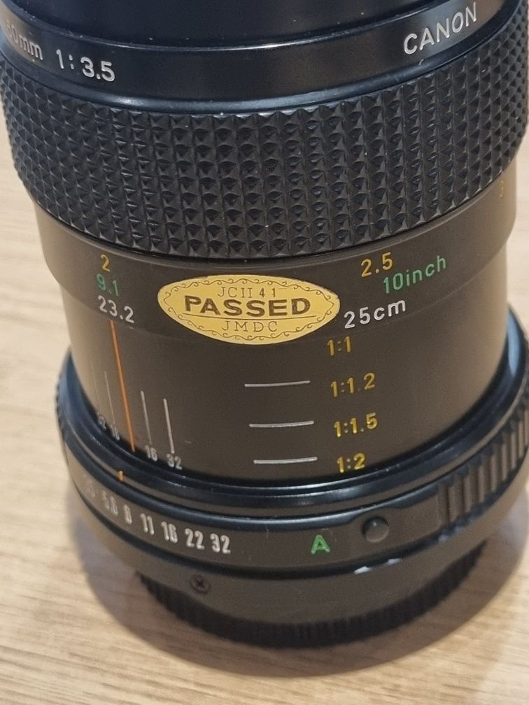 Canon obiektyw 50 mm makro f3.5