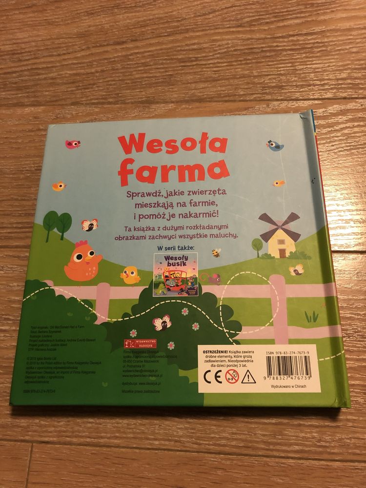 Książka dla dzieci Wesoła farma