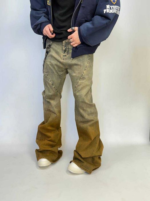 Rick Owens DRKSHDW jeans клеш кльош джинси flared джинсы opium archive