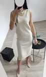 Sukienka sweterkowa dzianinowa H&M maxi 34 XS