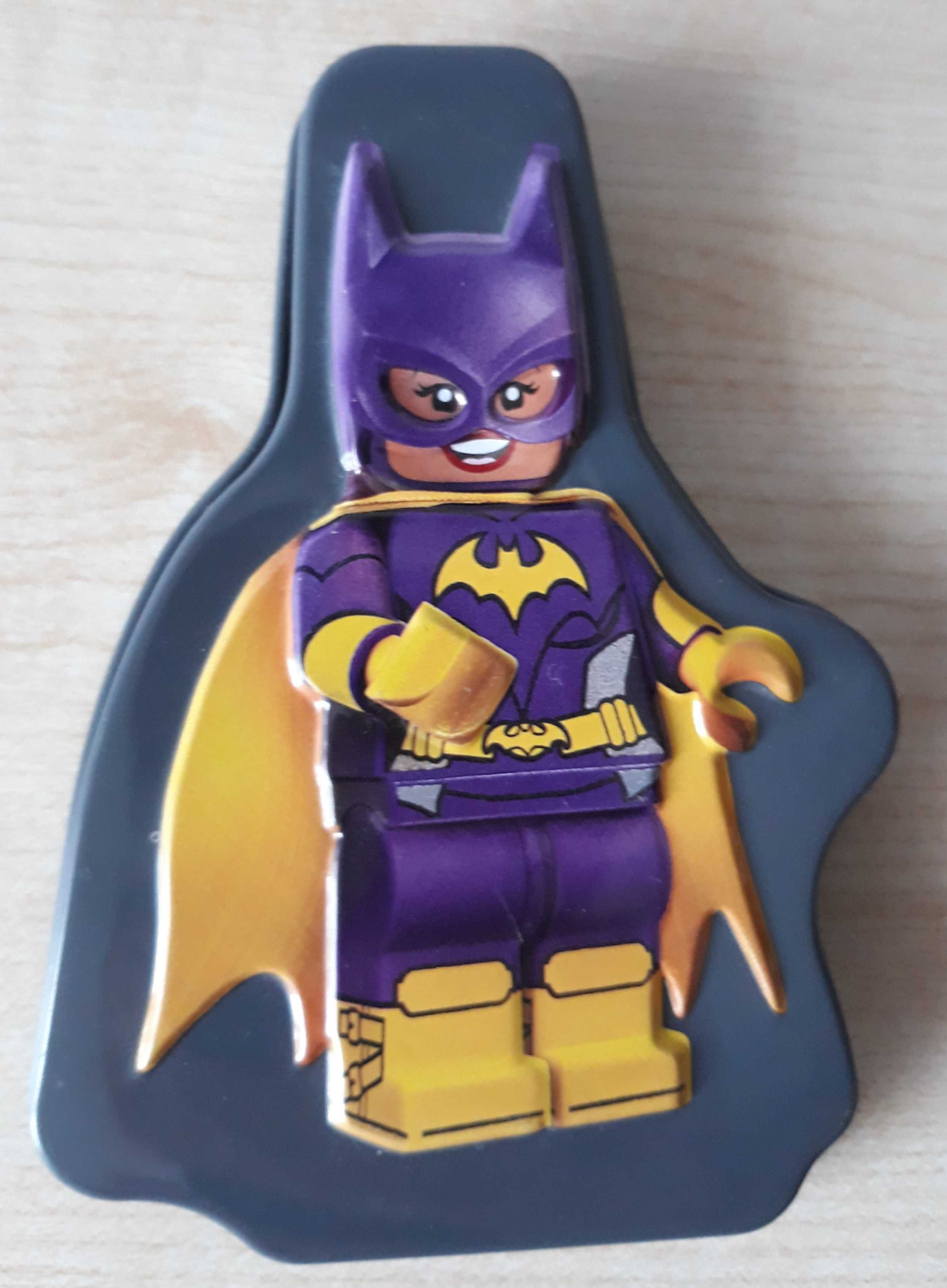 Metalowe pudełko czarny Batman / Batgirl DC Comics Lego McD's 13cm