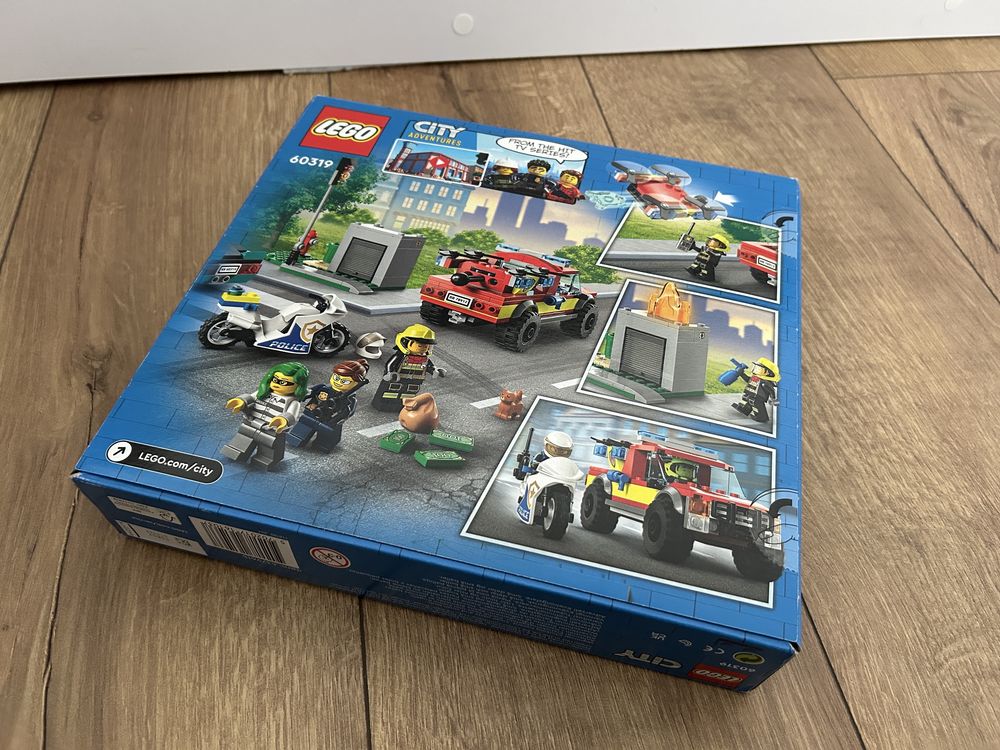 LEGO 60319 City - Akcja strażacka i policyjny pościg
