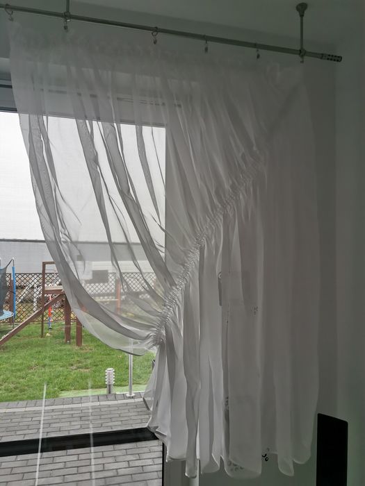 Firanka gotowa z woalu