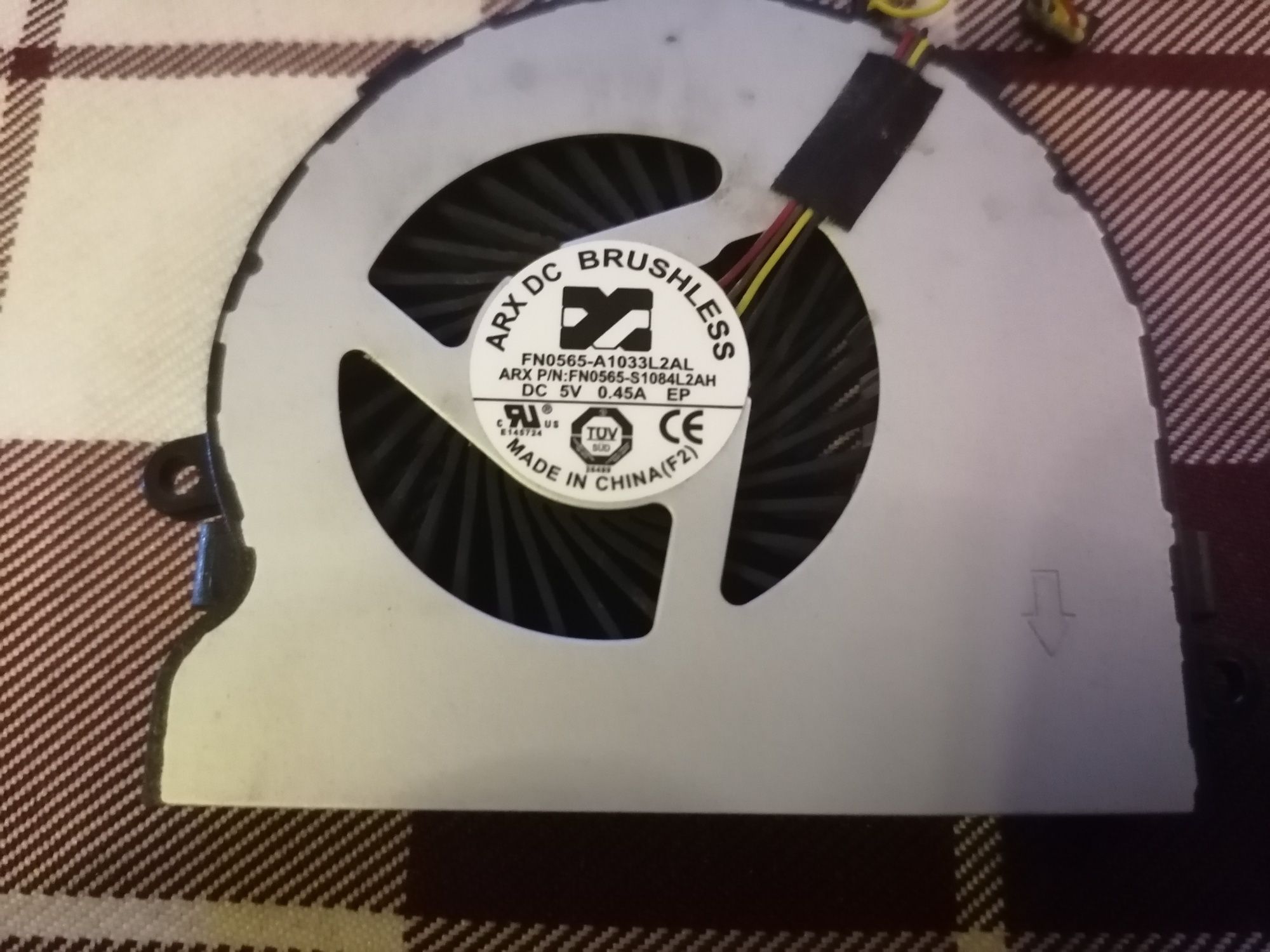 Wentylator, wiatrak do HP 15 AF, BA, AC, AY, używany, orginalny