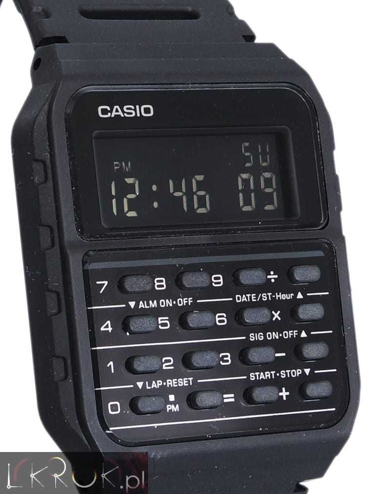 Zegarek z kalkulatorem CASIO - CA-53WF-1BEF - LKRUK.PL