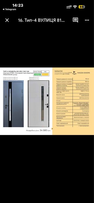 Входные двери со склада