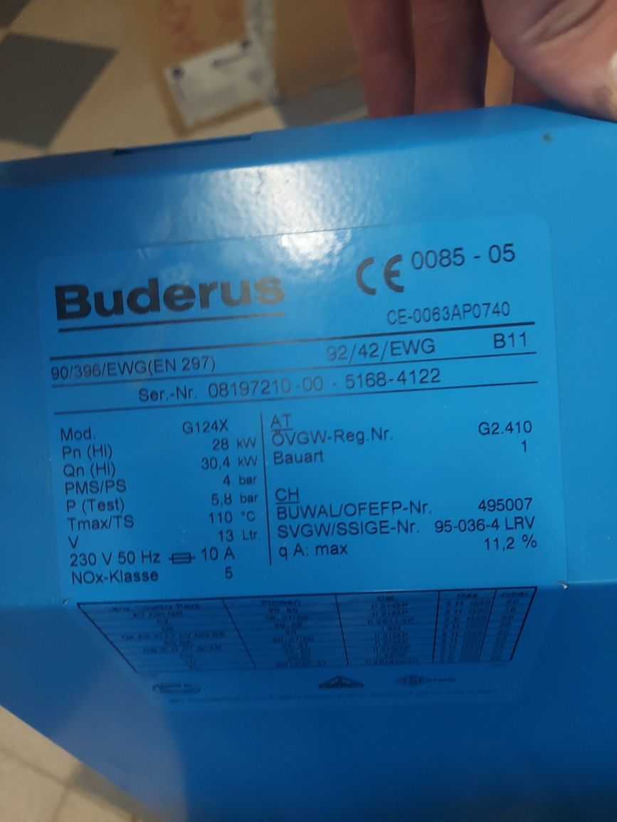 Kocioł Buderus g124x