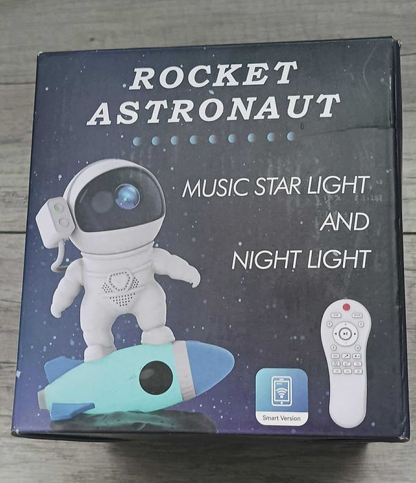 Projektor gwiazd LED 8 kolorów timer regulacja jasności głośnik