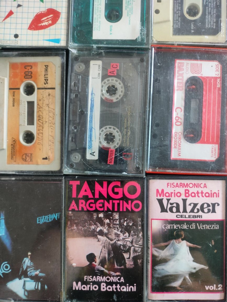 Kasety magnetofonowe 25szt Pavarotti Tango Argentino Italian Twist inn