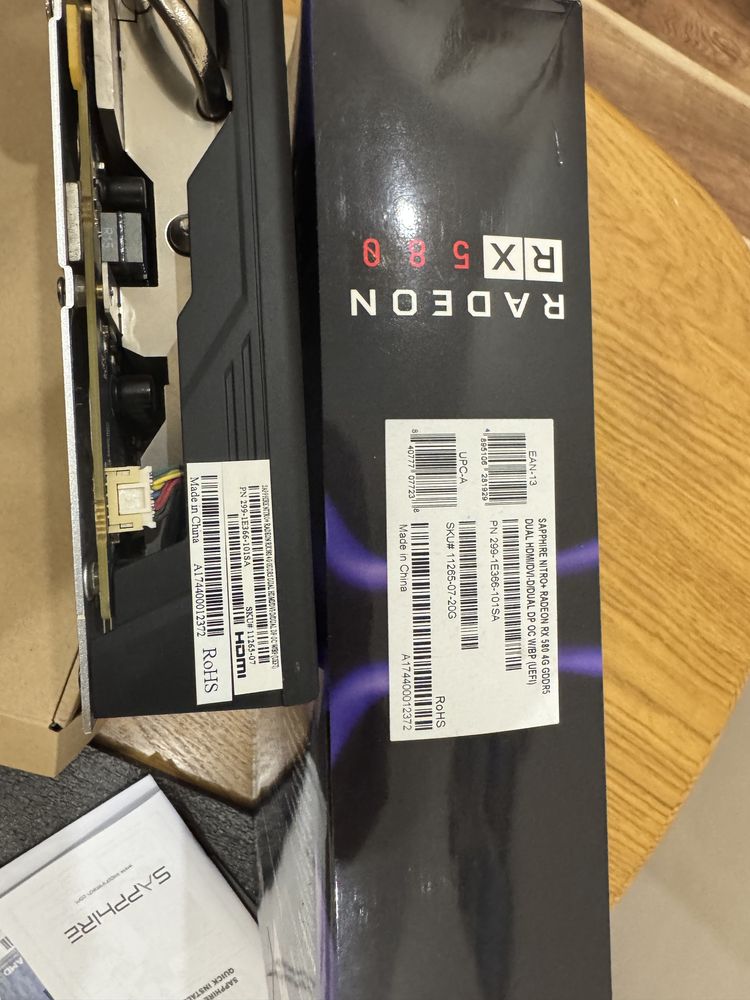 Відеокарта Sapphire Nitro+ Radeon RX580 4GB