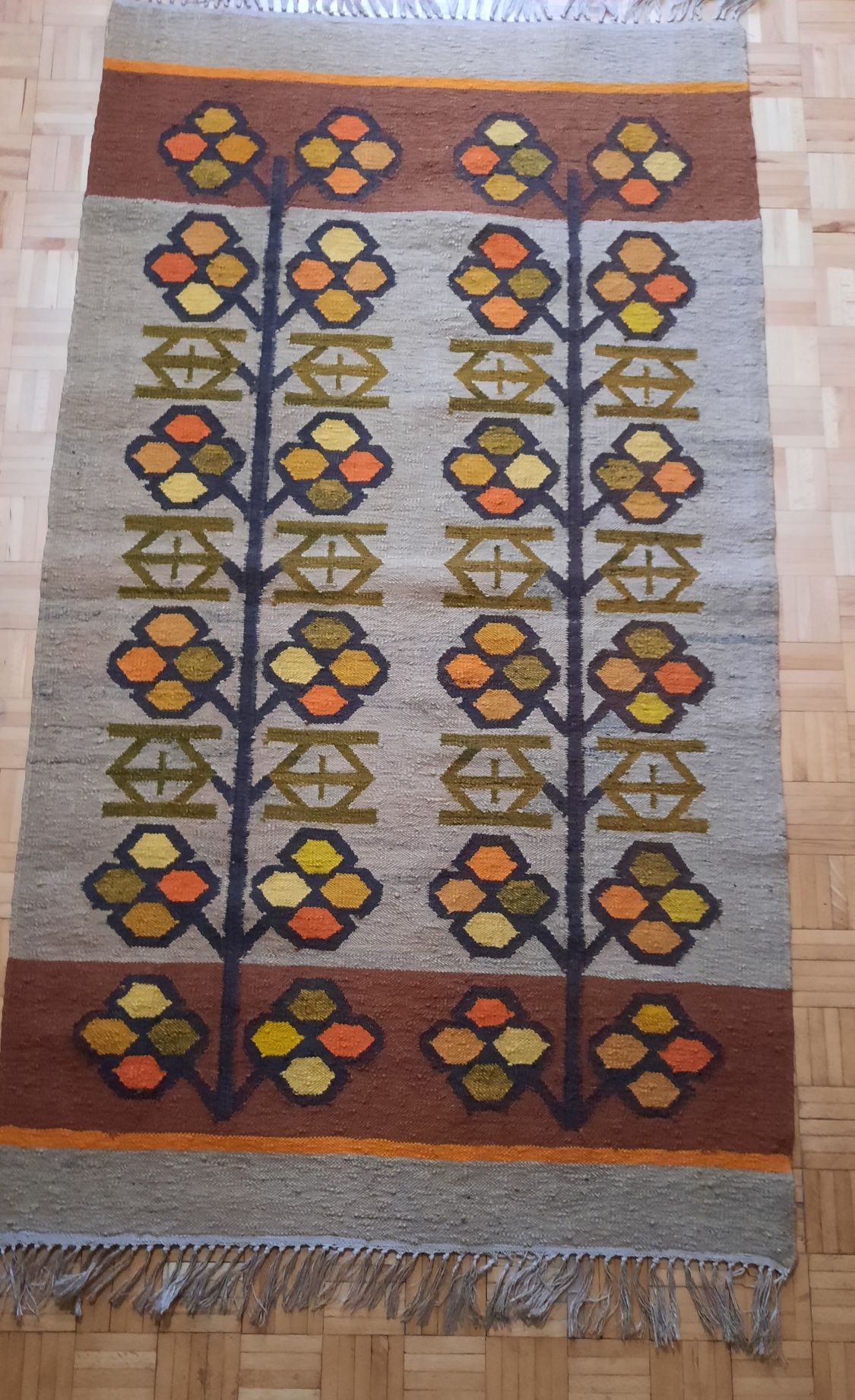 Kilim welniany Cepelia lata 70