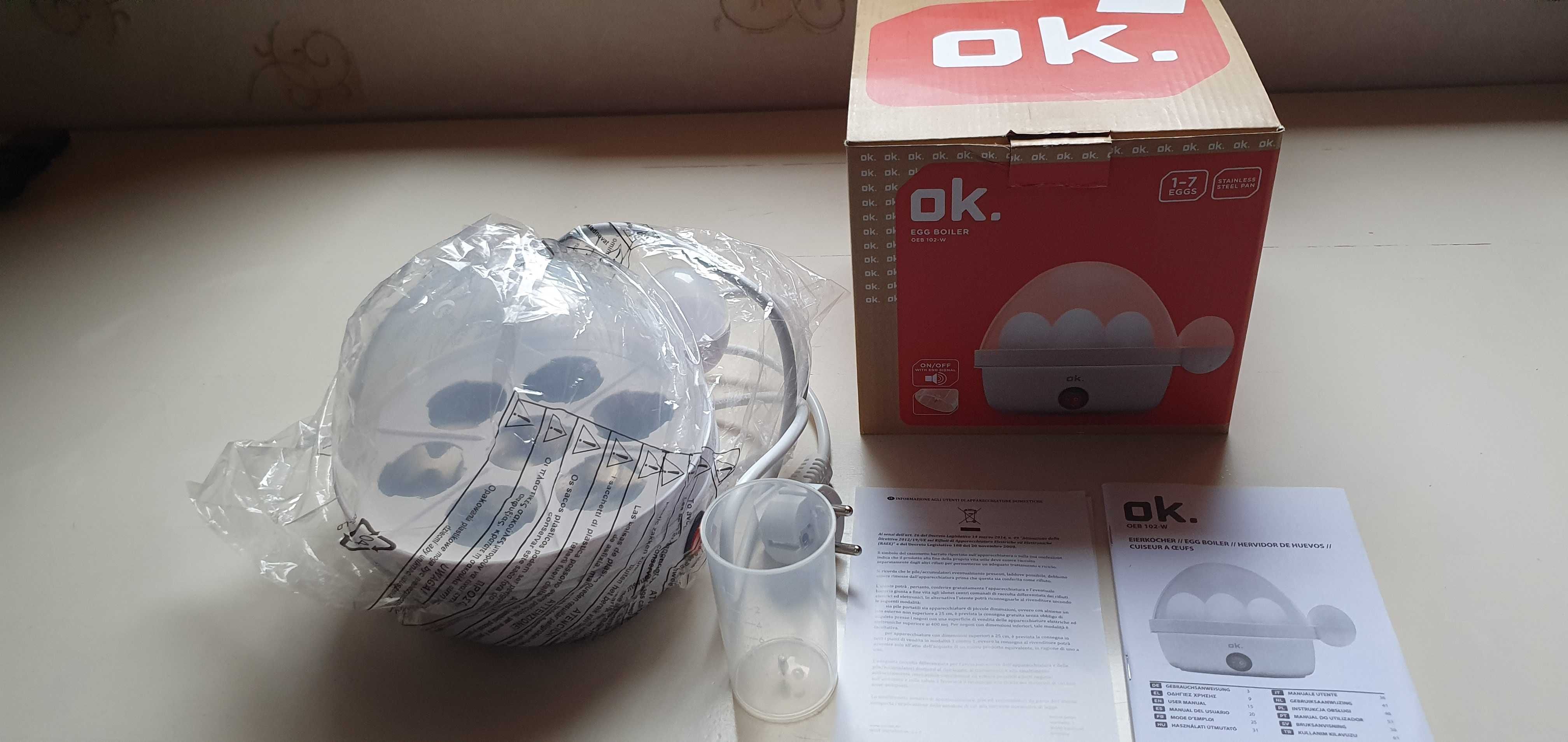 Gotowarka do Jaj JAJOWAR na 7 JAJ OK. OEB 102 BIAŁY MOC 360W