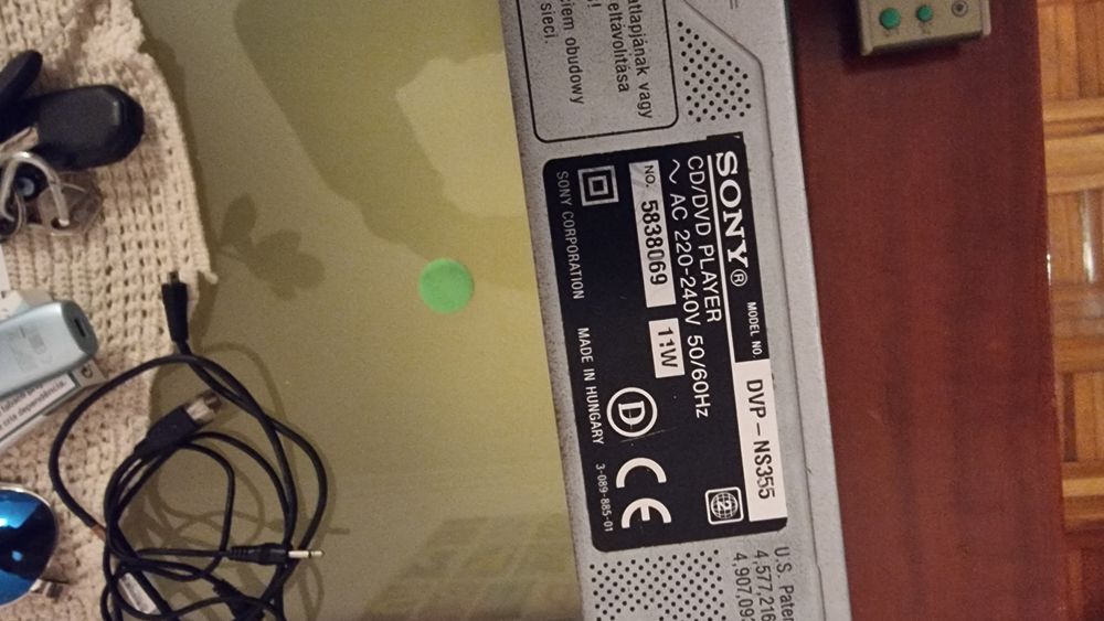 DVD Sony NS355 com comando de origem (RETRO)