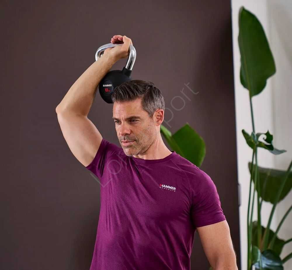 Kettlebell gumowany Hammer Premium 4 kg (dostępne inne wagi