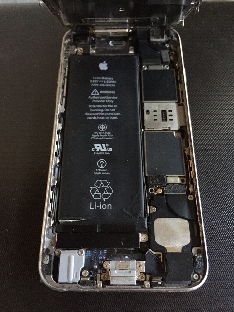 Срочная замена аккумулятора iPhone, original chip. Первомайск