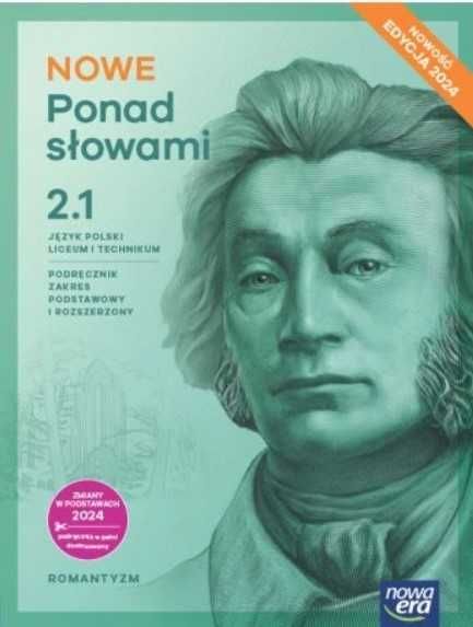 Nowe Ponad Słowami kl.2 Cz.1 LO Podręcznik ZPiR NOWA ERA Edycja 2024