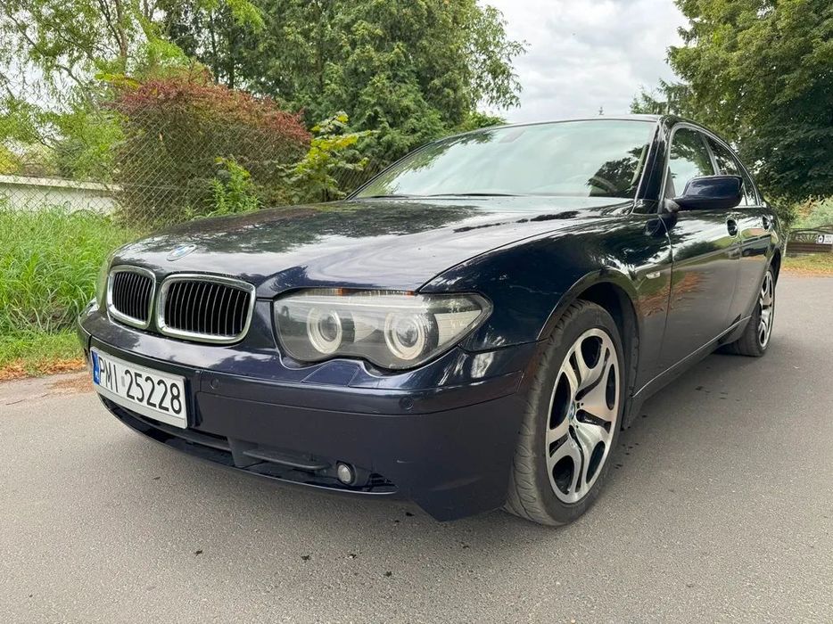 BMW Seria 7 Stan bardzo dobry Bogato wyposażony