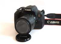 Canon 750D com lente Canon 18-55mm máquina fotográfica digital reflex