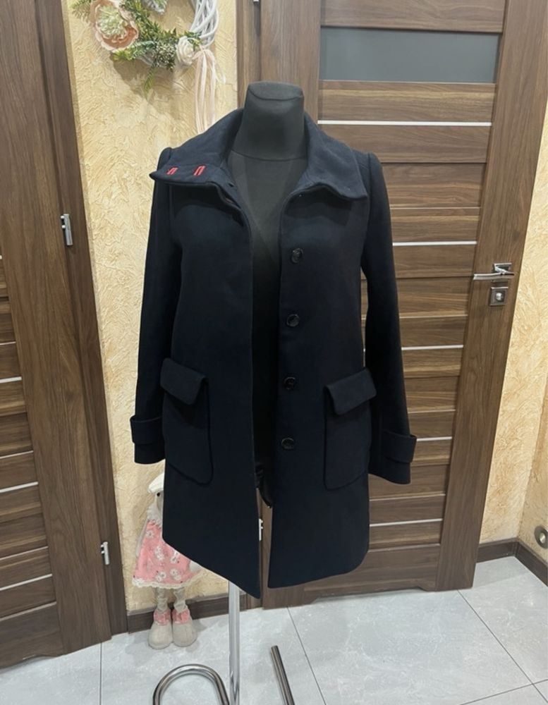 Kurtka płaszczyk wełniany damski Tommy Hilfiger