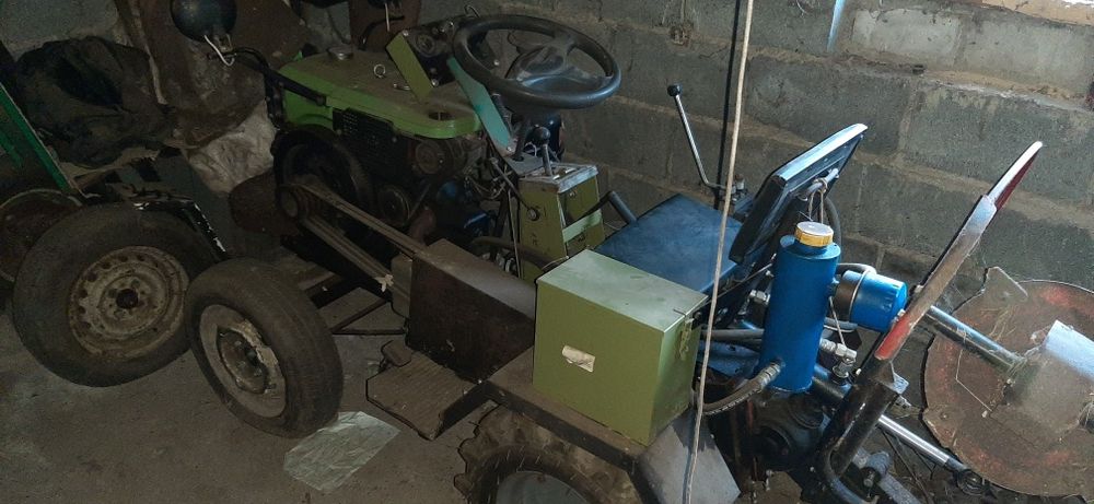 Трактор самодельный на базе (Мотоблок дизельний Кентавр 8 л.с)