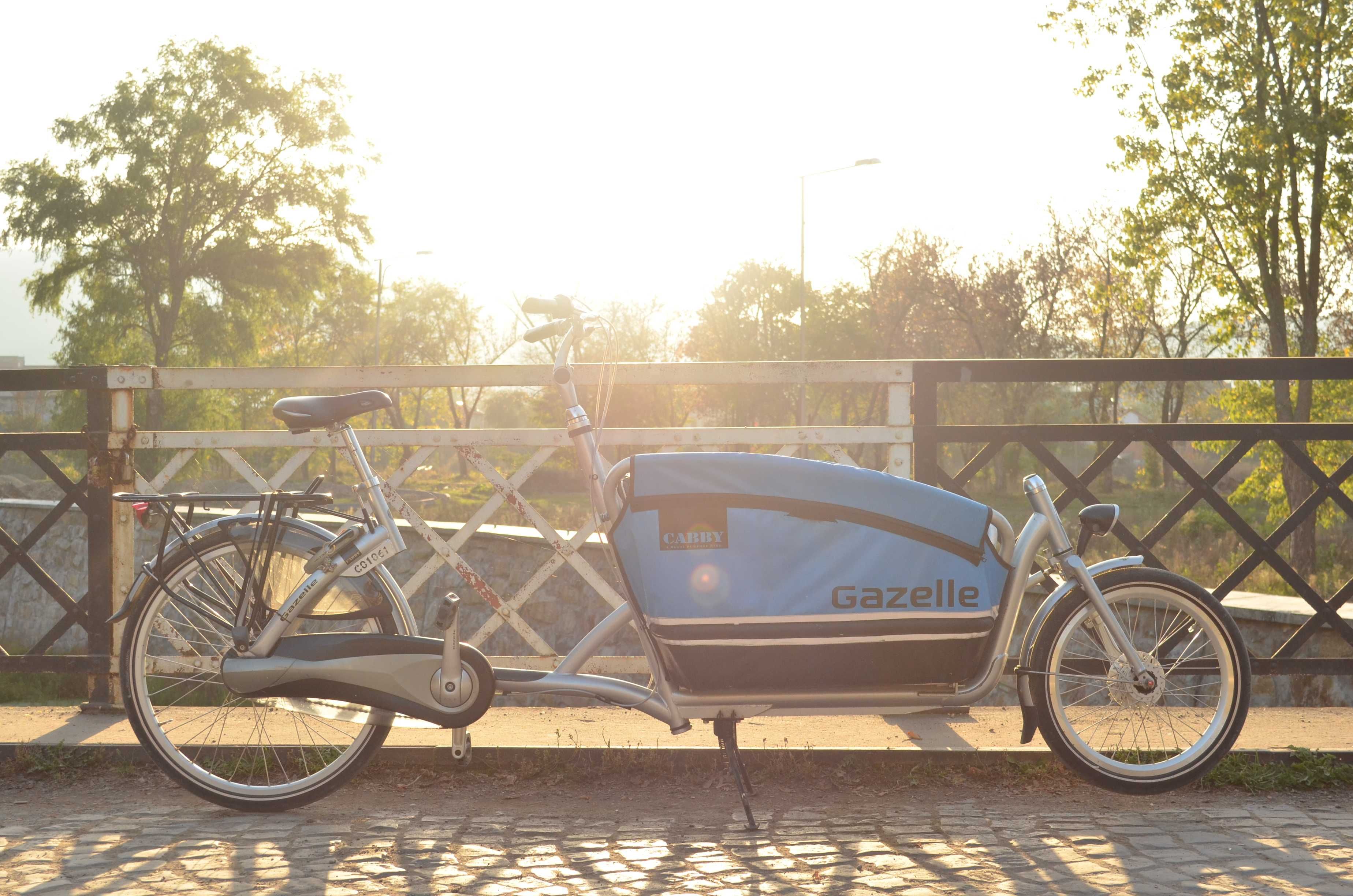 велосипед Gazelle CABBY cargo bike карго байк / для перевезення дітей