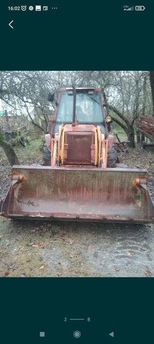 Łyżka szczęka koparka Case 580K koparko ładowarka części