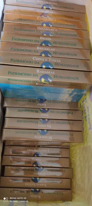 Coleção 50 Cassetes VHS Património da Humanidade