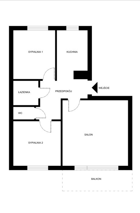 Mieszkanie 3 -pokojowe w Szczytnie