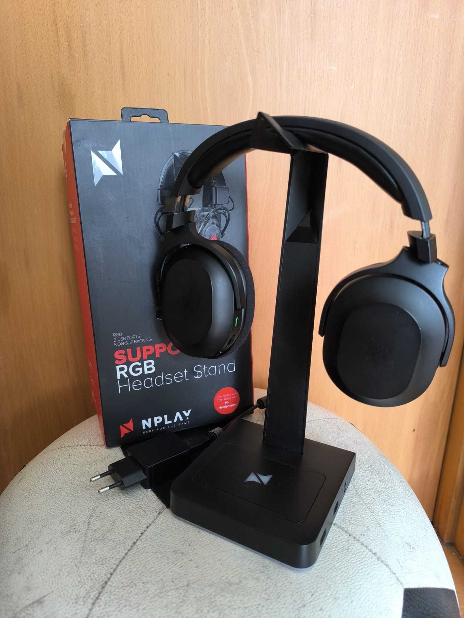 Suporte de Auscultadores Gaming