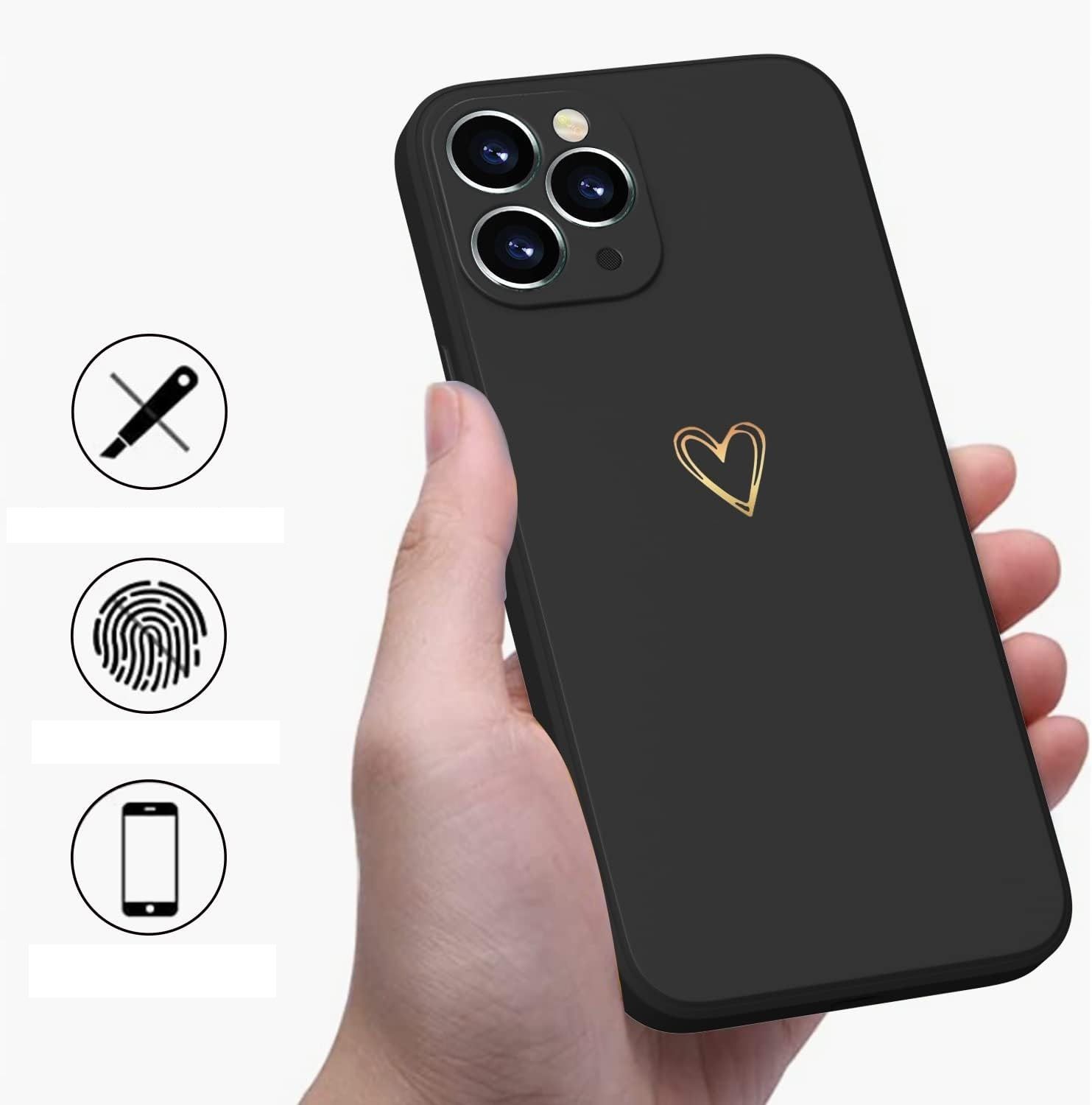Złote silikonowe etui dla iPhone 12 Pro Max