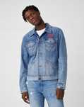 Kurtka męska jeansowa Wrangler Icons 124MJ W4MJUG12K L