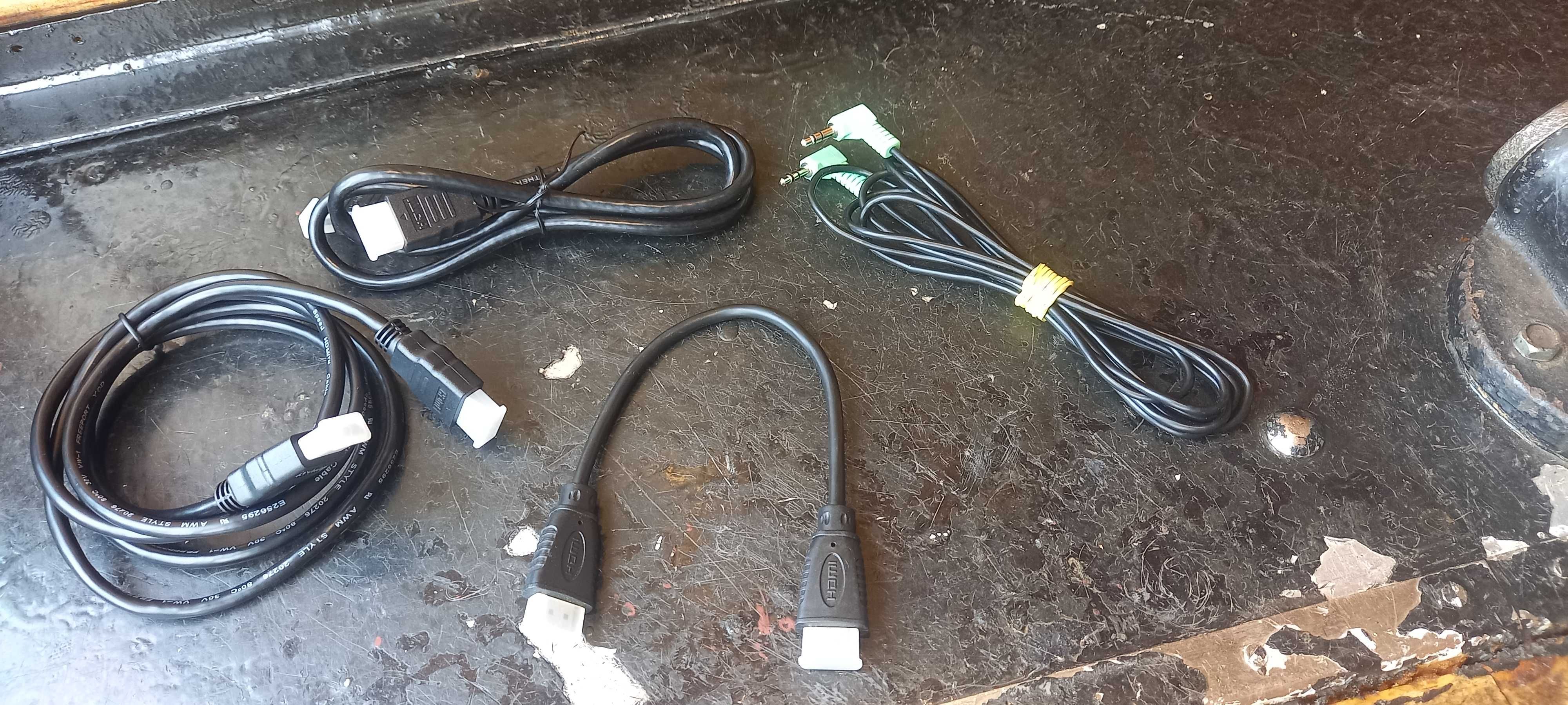 Аудио кабель AUX 3.5 стерео (штекер угловой).Кабели HDMI-HDMI