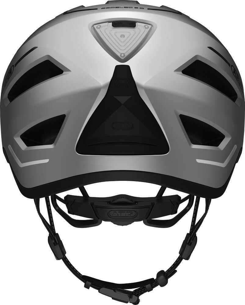 ABUS Pedelec 2.0 M 52 57 silver edition kask miejski rowerowy LED