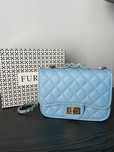 Сумка типа furla, голубая