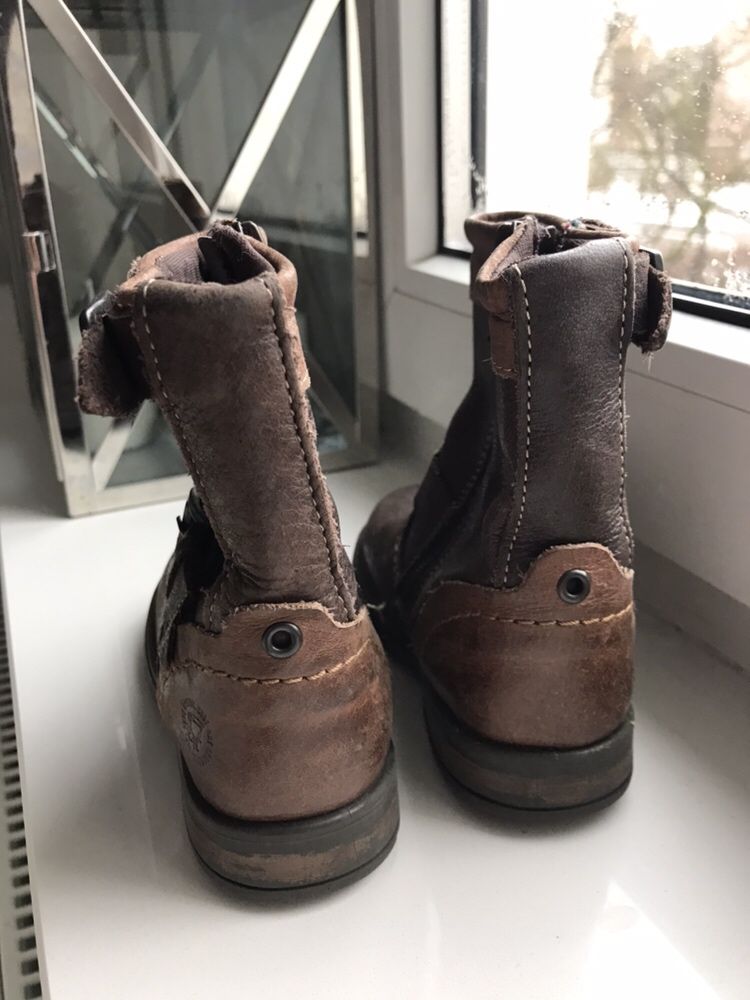 Made in Portugal r. 23 wysokie buciki buty dziecięce
