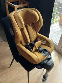 Recaro Kio Select Sweet Curry + baza isofix przód tył 9-18 kg