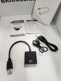 Conversor adaptador HDMI para VGA, Techole HDMI para VGA (macho para f