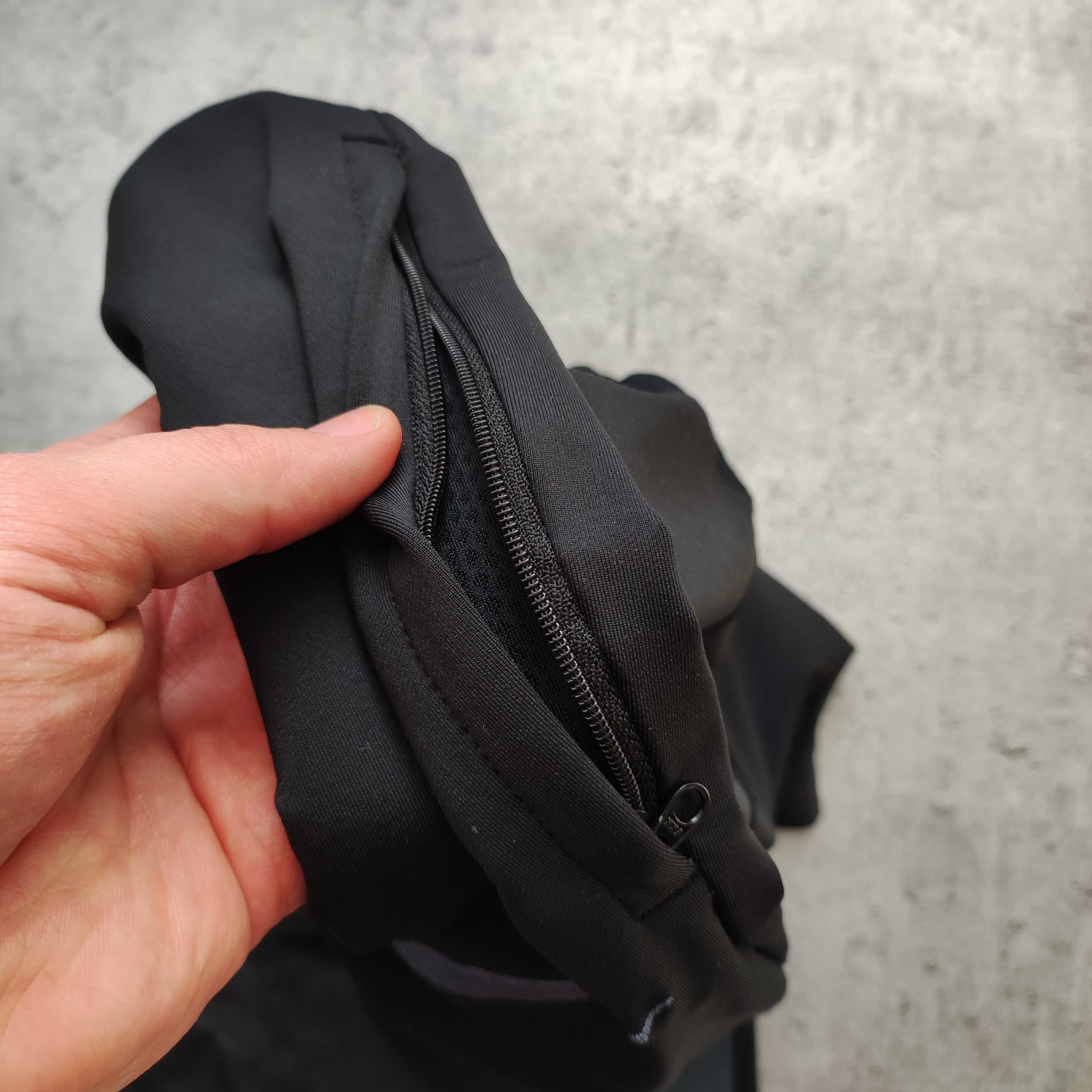 MĘSKIE Dresy Sportowe Czarne Dri-Fit Siłownia GYM Active Nike Joggery