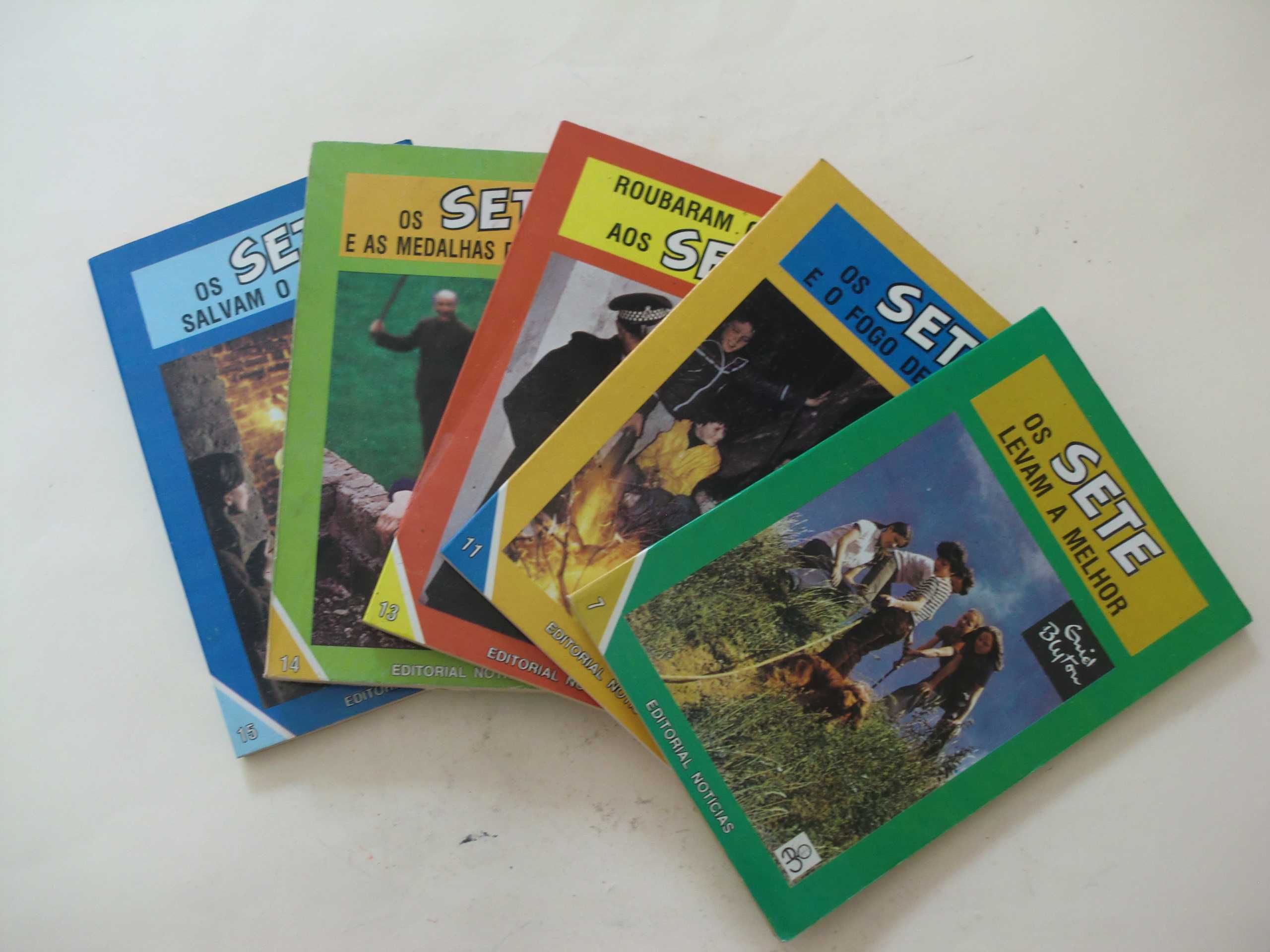 Os Sete de Enid Blyton  Nº 7, 11,13,14,15