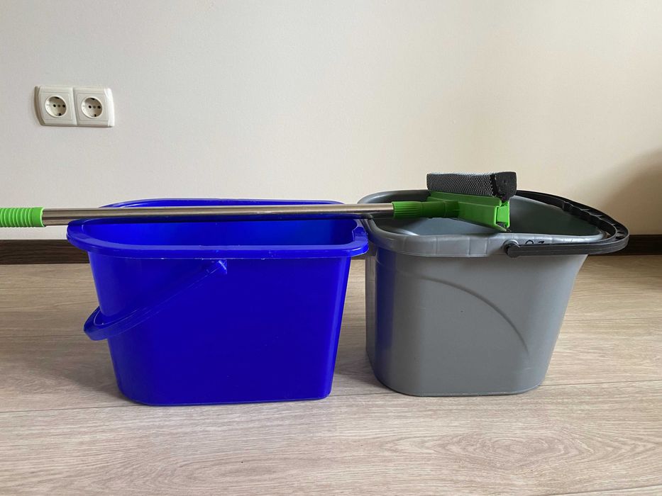 Відро пластмасове господарське без кришки прямокутне