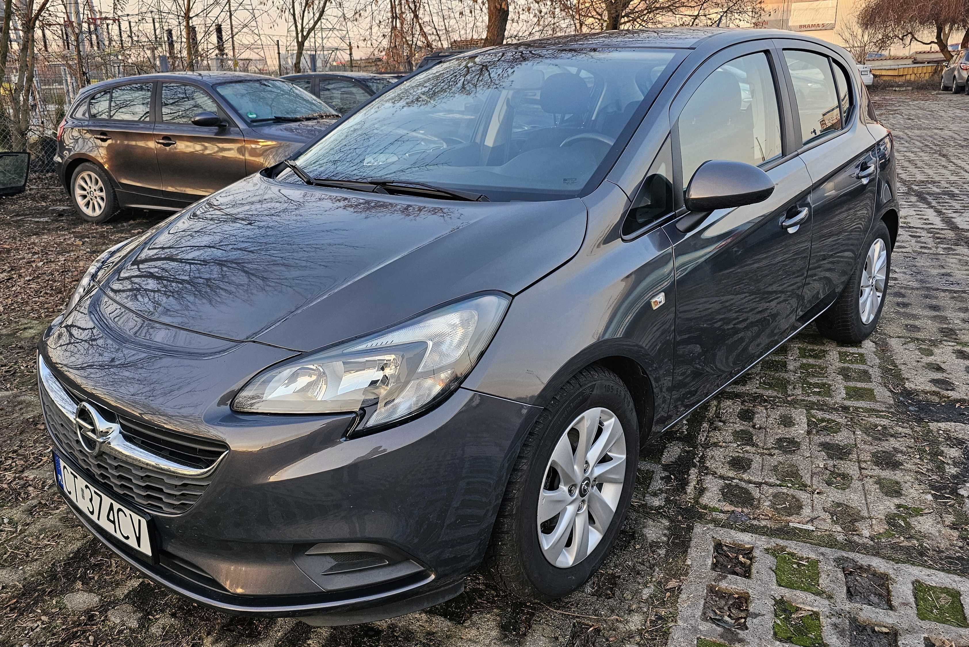 OPEL CORSA E 2015 r 1,0 T benz 90 kM 5d KLIMA zarejestrowan  151500 km