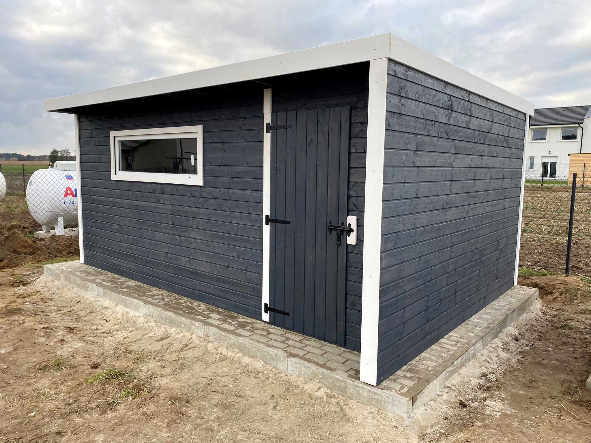Nowoczesny domek narzędziowy 3m x 5m Altanka drewniana domek PRODUCENT