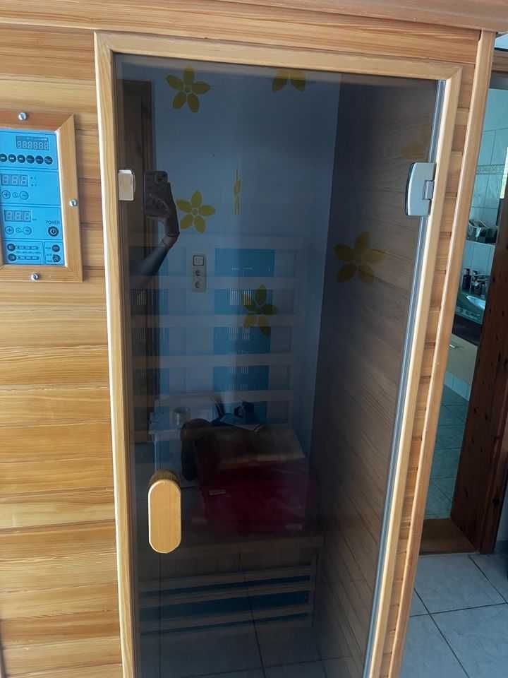 Sauna infrared infrarot radio na podczerwień full spectrum kolory led