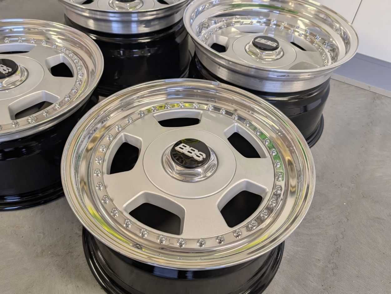 Felgi 3tlg. LORINSER BBS RT 018+027 8+10J ET11 R16 W116 W126 SEC R107