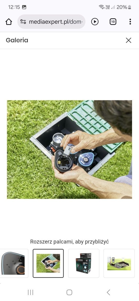 Gardena element sterujący 9v, Jak Nowe z baterią, 14 sztuk