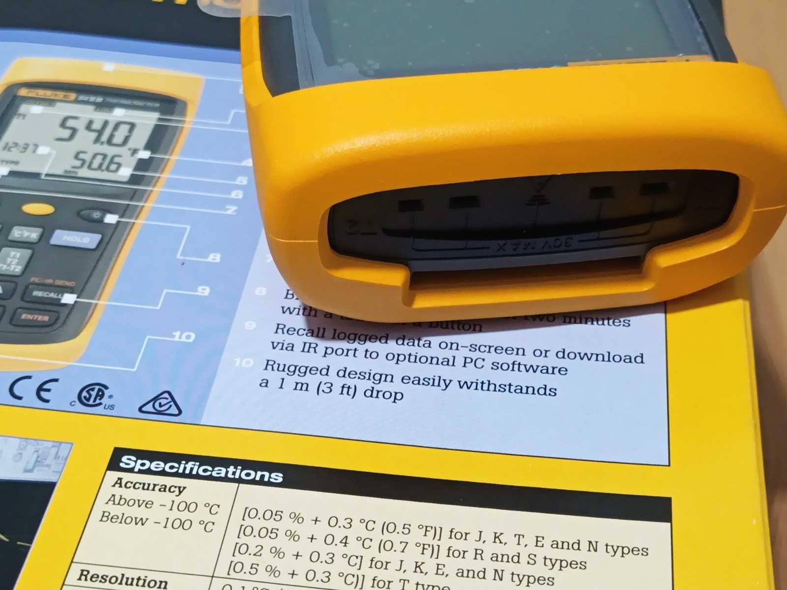 Termómetro digital Fluke 54 ii B (Data Logger)