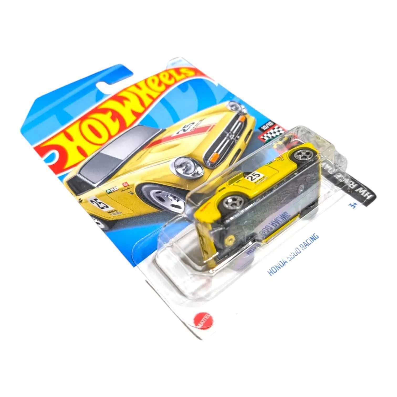 Hot Wheels Honda S800 Racing HW Race Day Yellow 1:64 Short card