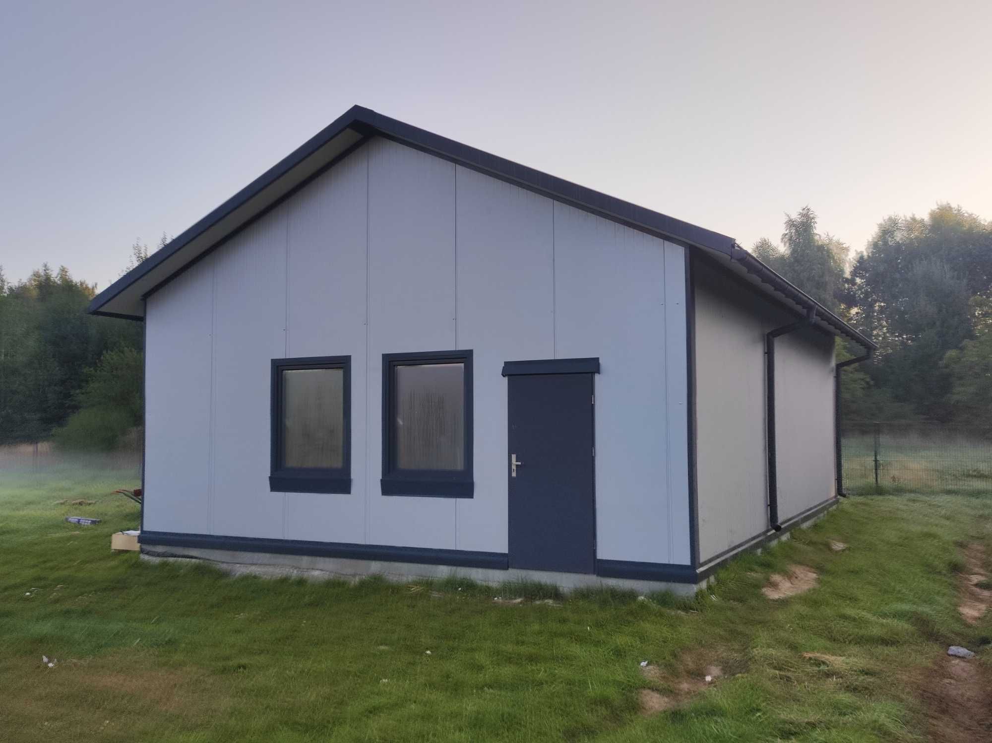 Hala 200m2 Płyta Obornicka Warstwowa PIR 10cm +projekt