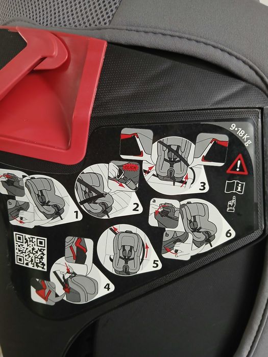 Cadeira Auto Oasys 1 Cinza